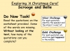 A Christmas Carol - Scrooge and Belle Teaching Resources (slide 3/19)